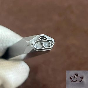 Lucky bunny  Steel Punches Jewelry Metal, Leather Stamping Tools Bracelet DIY Craft Tool, Jewelry Making For Gift