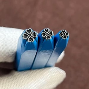 Love grass，Engraving, Steel Punches Jewelry Metal, Leather Stamping Tools Bracelet DIY Craft Tool, Jewelry Making For Gift