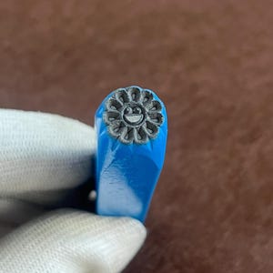 8mm Smiley Sun Face Metal Stamping Punch For Jewelry Making