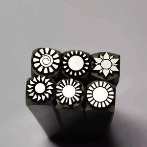 unflower/sun/lotus flowers floral Steel Punches Jewelry Metal, Leather Stamping Tools Bracelet DIY Craft Tool, Jewelry Making For Gift