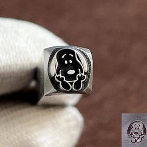 Lucky Bunny dog Cartoon Steel Punches Jewelry Metal, Leather Stamping Tools Bracelet DIY Craft Tool, Jewelry Making For Gift