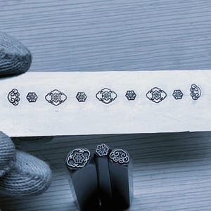 Cloud/Sakura/Cherry flowers floral Steel Punches Jewelry Metal, Leather Stamping Tools Bracelet DIY Craft Tool, Jewelry Making For Gift