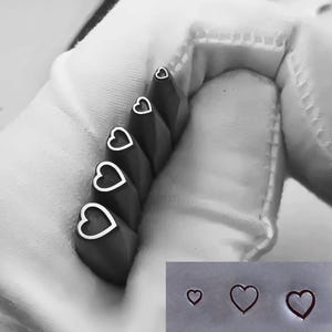 Love/Heart Steel Punches Jewelry Metal, Leather Stamping Tools Bracelet DIY Craft Tool, Jewelry Making For Gift