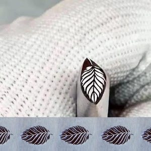 Foliage style  Steel Punches Jewelry Metal, Leather Stamping Tools Bracelet DIY Craft Tool, Jewelry Making For Gift