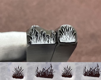 Grass Series Metal Stamp,Steel Punches Jewelry Metal, Leather Stamping Tools Bracelet DIY Craft Tool, Jewelry Making For Gift