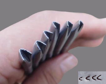 SnakeTexture ,Engraving, Steel Punches Jewelry Metal, Leather Stamping Tools Bracelet DIY Craft Tool, Jewelry Making For Gift