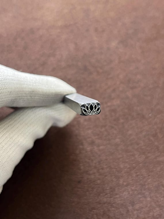 Buy Lotus Flowers Steel Punches Jewelry Metal, Leather Stamping