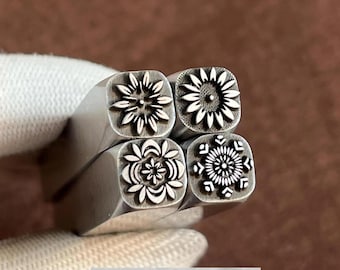 Blumen Stahl Schläge Schmuck Metall, Leder Stanzen Werkzeuge Armband DIY Fertigkeit-Werkzeug, Schmuckherstellung für Gif