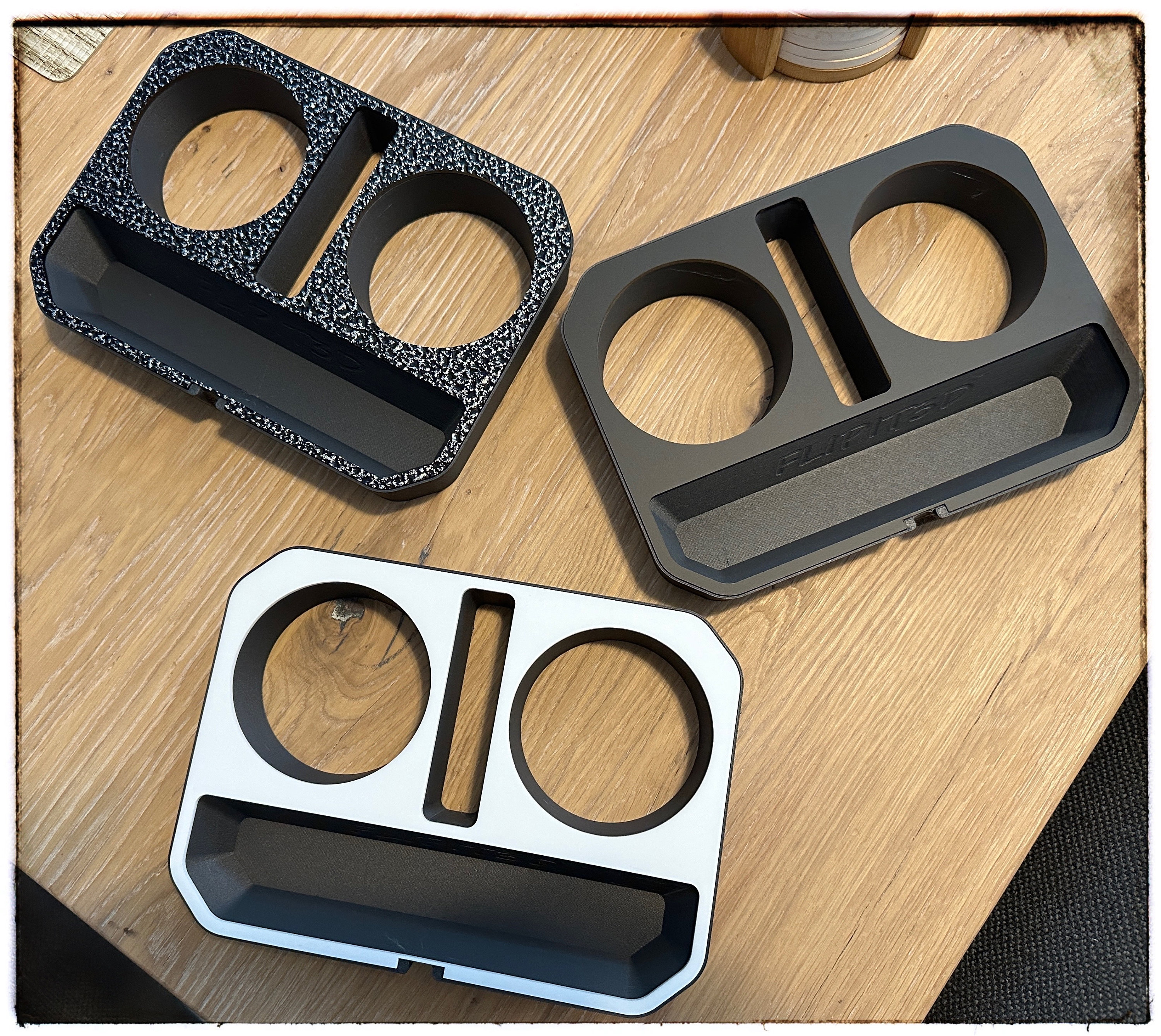 RAM 1500 Door Organizer (2019-2026) – Custom Fit Storage Box With Cup Holders For Passenger Side Door