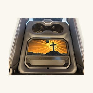 Ram 1500 Center Console Organizer, Cross on Hill Lid, Hidden Storage (2019-2026)
