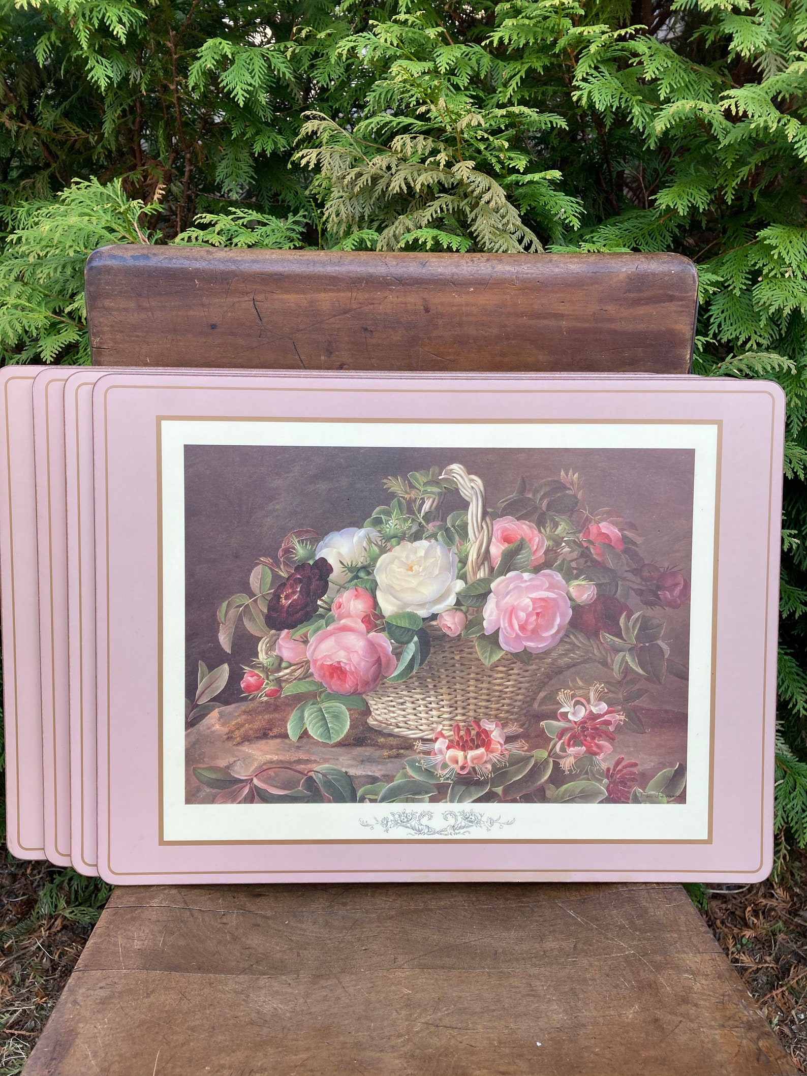 Pimpernel Vintage Cork Placemats Set of 4 In Box Etsy