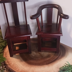 Vintage Wood Doll Chairs