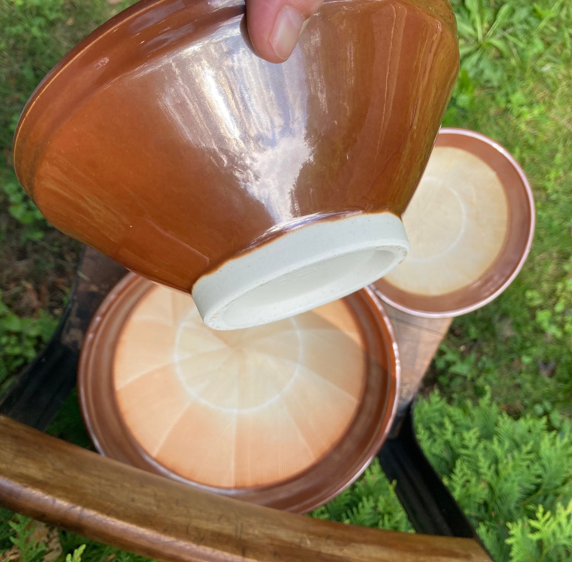 Set of Three Japanese Grinding Bowls Etsy
