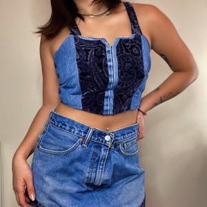 Levis | Corset n Skirt Set | Reworked