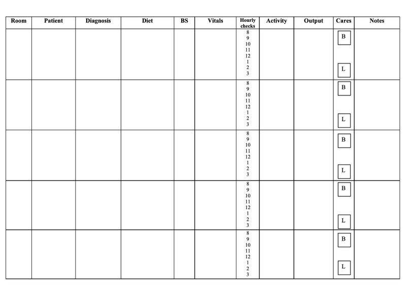 free-printable-cna-daily-assignment-sheets-nursing-assistant-a-nursing-process-approach-11th