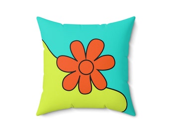 Groovy Spun Polyester Square Pillow