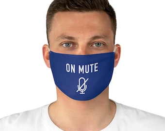 On Mute Fabric Face Mask