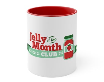 Jelly of the Month Club Accent Coffee Mug, 11oz