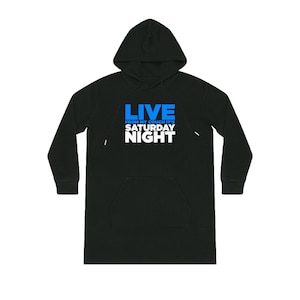 LIVE From My Couch It&#39;s Saturday Night Streeter Hoodie Dress