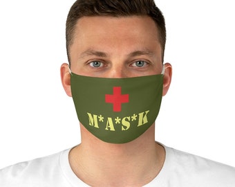 War Comedy TV Show Mask Fabric Face Mask