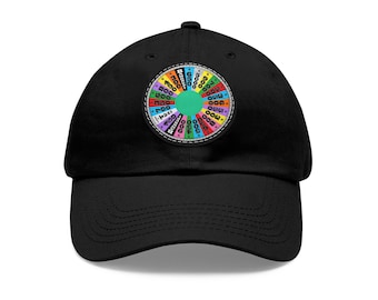 Fortune Wheel Dad Hat with Leather Patch