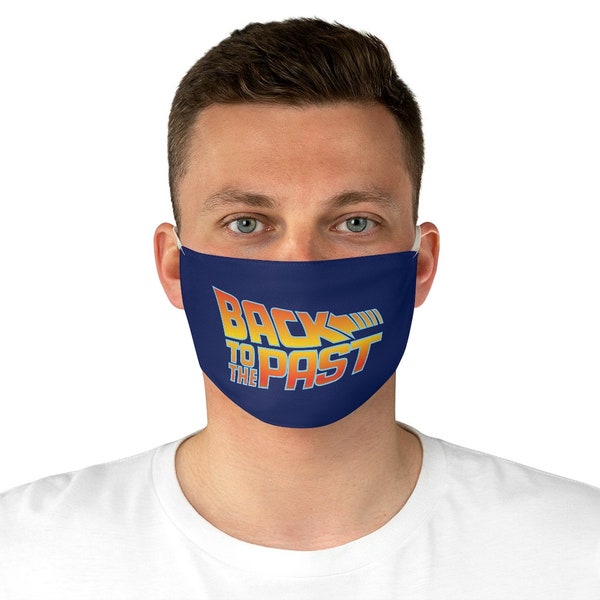 Back to the Past Fabric Face Mask (Logo)