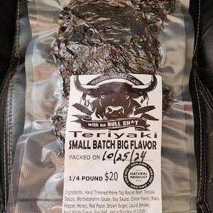 Gourmet Beef Jerky Teriyaki - Perfect for meat lovers!
