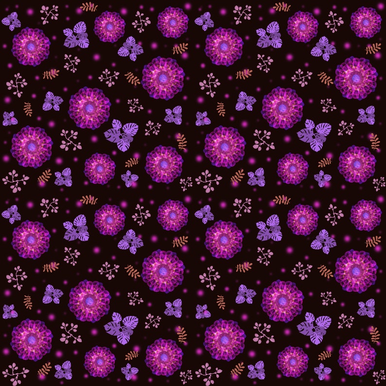 Floral Seamless Pattern, Digital Paper Pack, Printable Digital Download ...