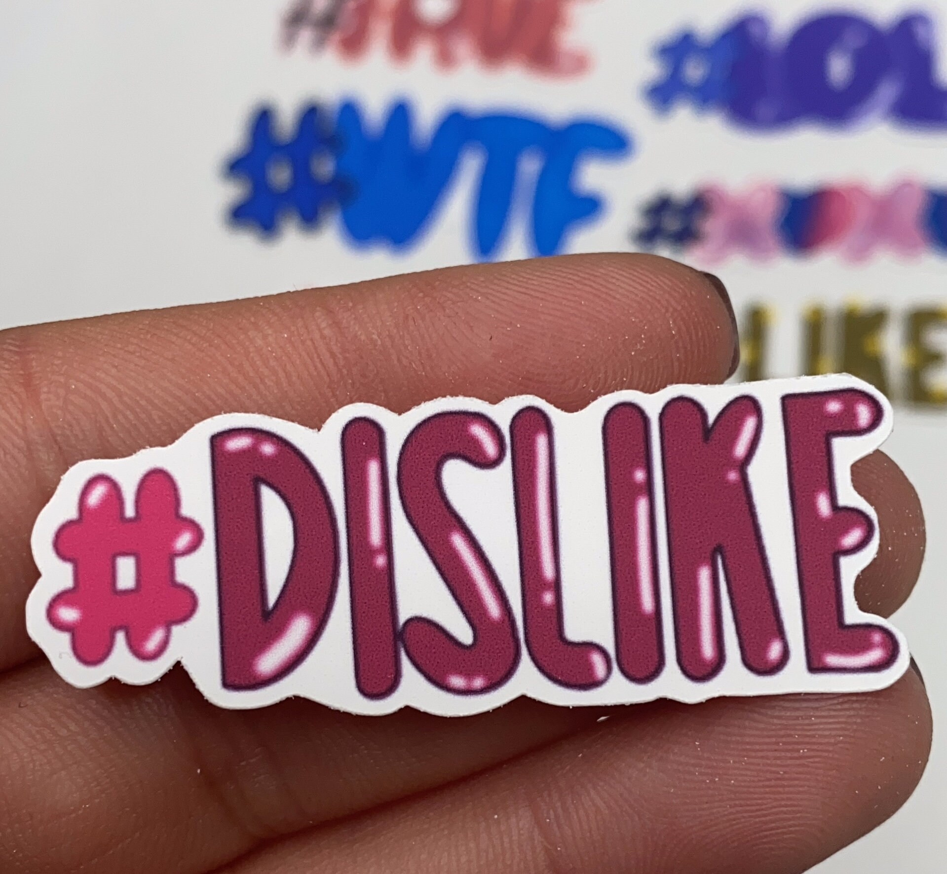 Hashtag Stickers Sticker pack Laptop stickers Vinyl Decals | Etsy