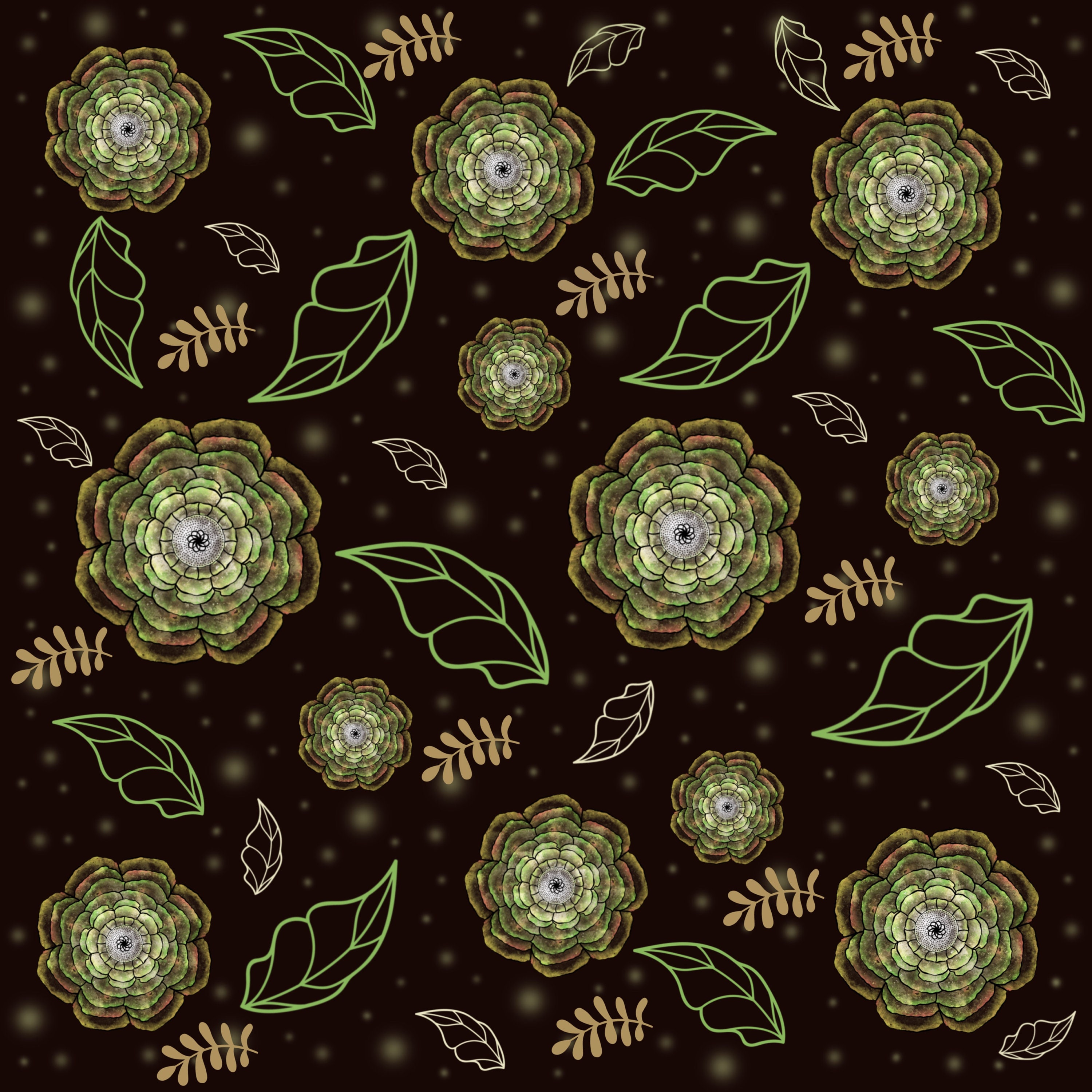 Floral Seamless Pattern, Digital Paper Pack, Printable Digital Download ...
