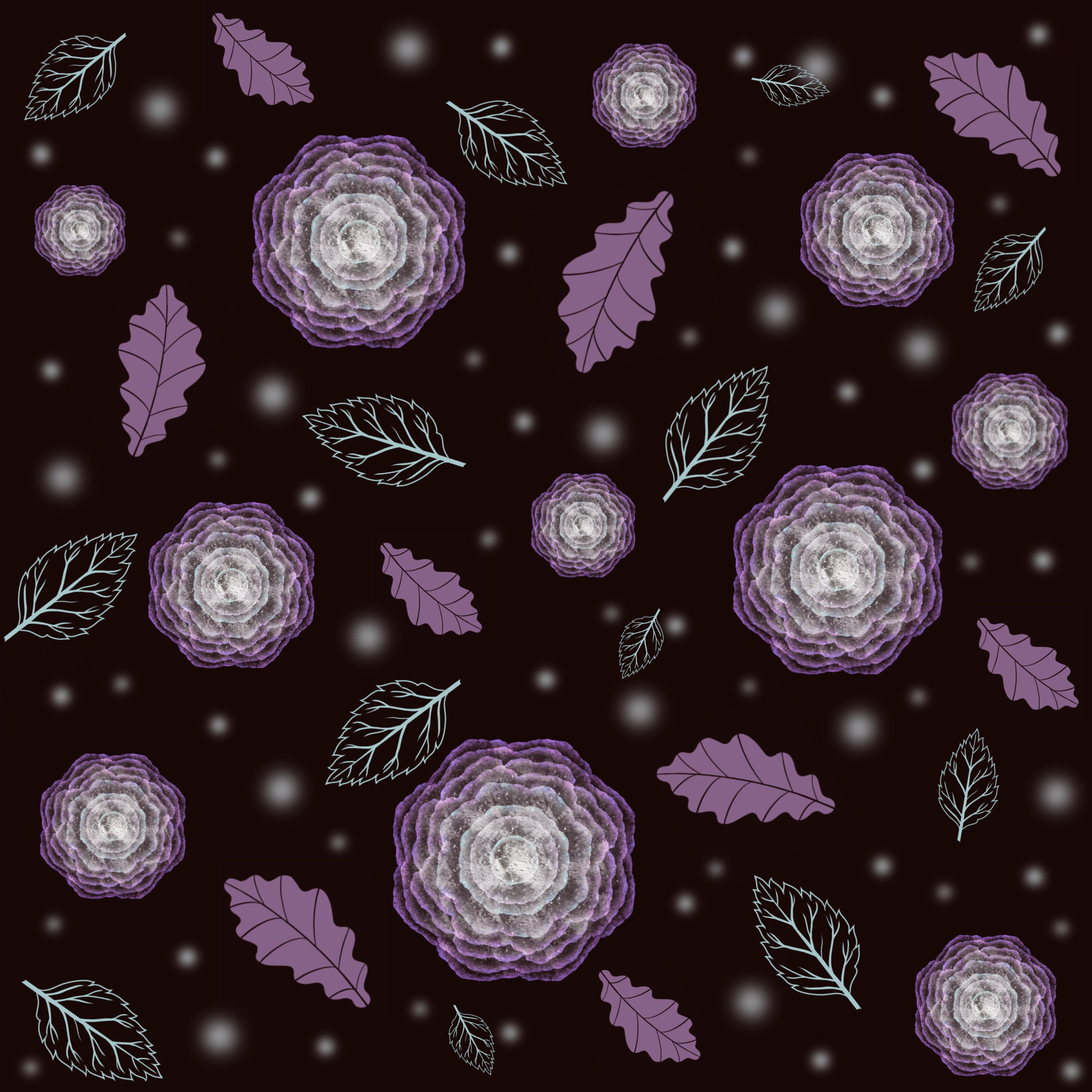 Floral Seamless Pattern, Digital Paper Pack, Printable Digital Download ...