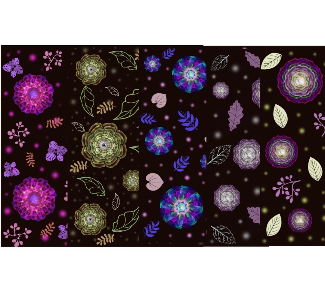 Floral Seamless Pattern, Digital Paper Pack, Printable Digital Download ...