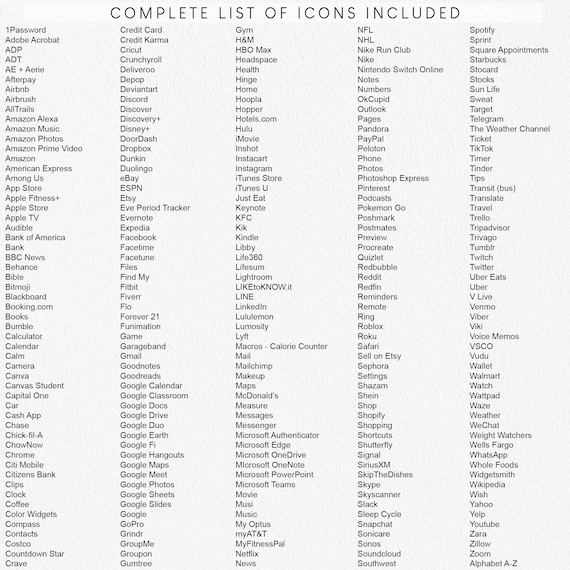 Black And Grey Ios App Icon Pack 300 Unique Icons In 3 Etsy