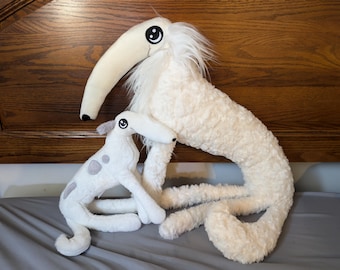 Long Dog (borzoi) large meme plush