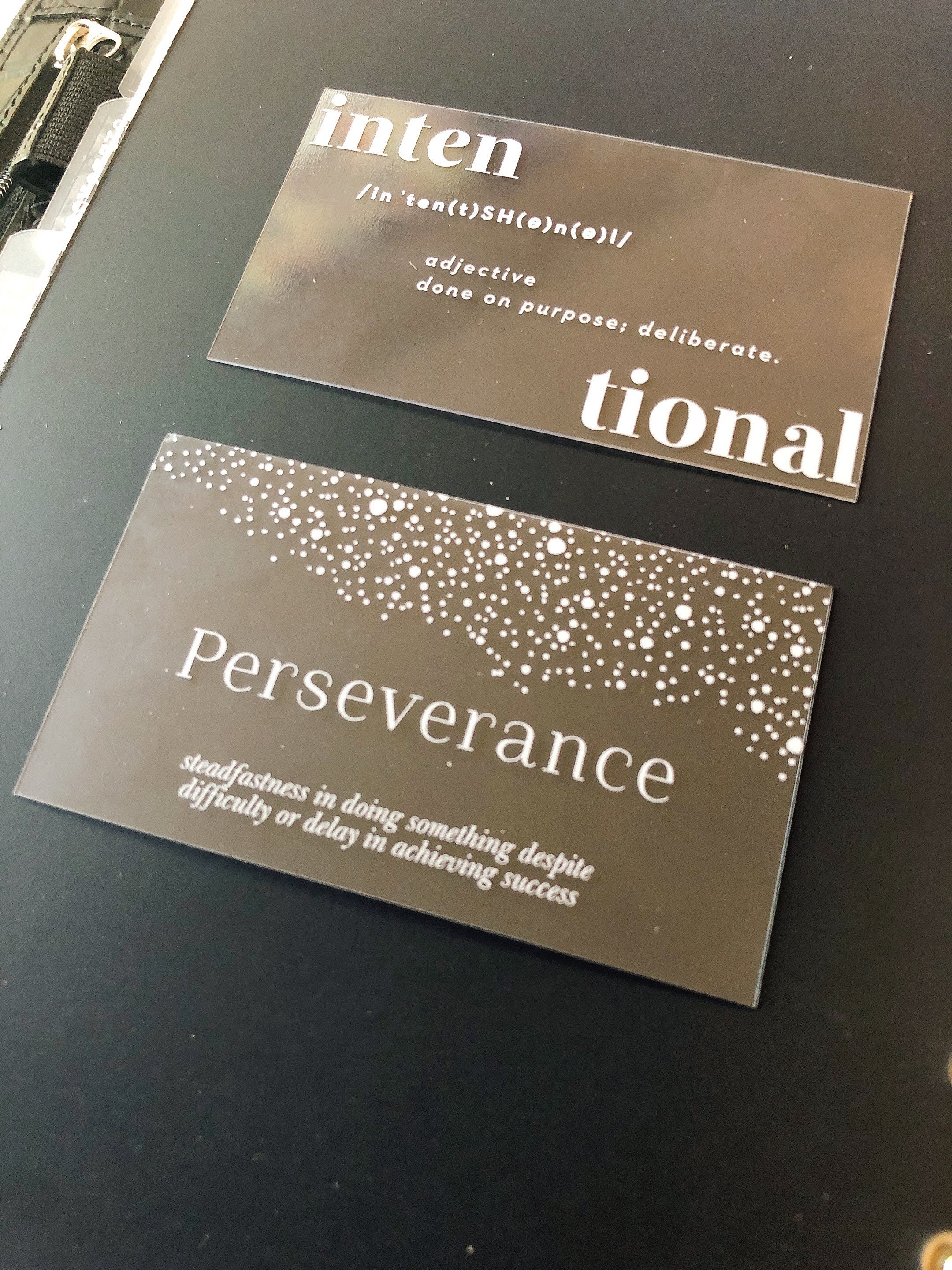 3x3 Planner Card The definition of perseverance 3x3 Planner Card The definition of perseverance