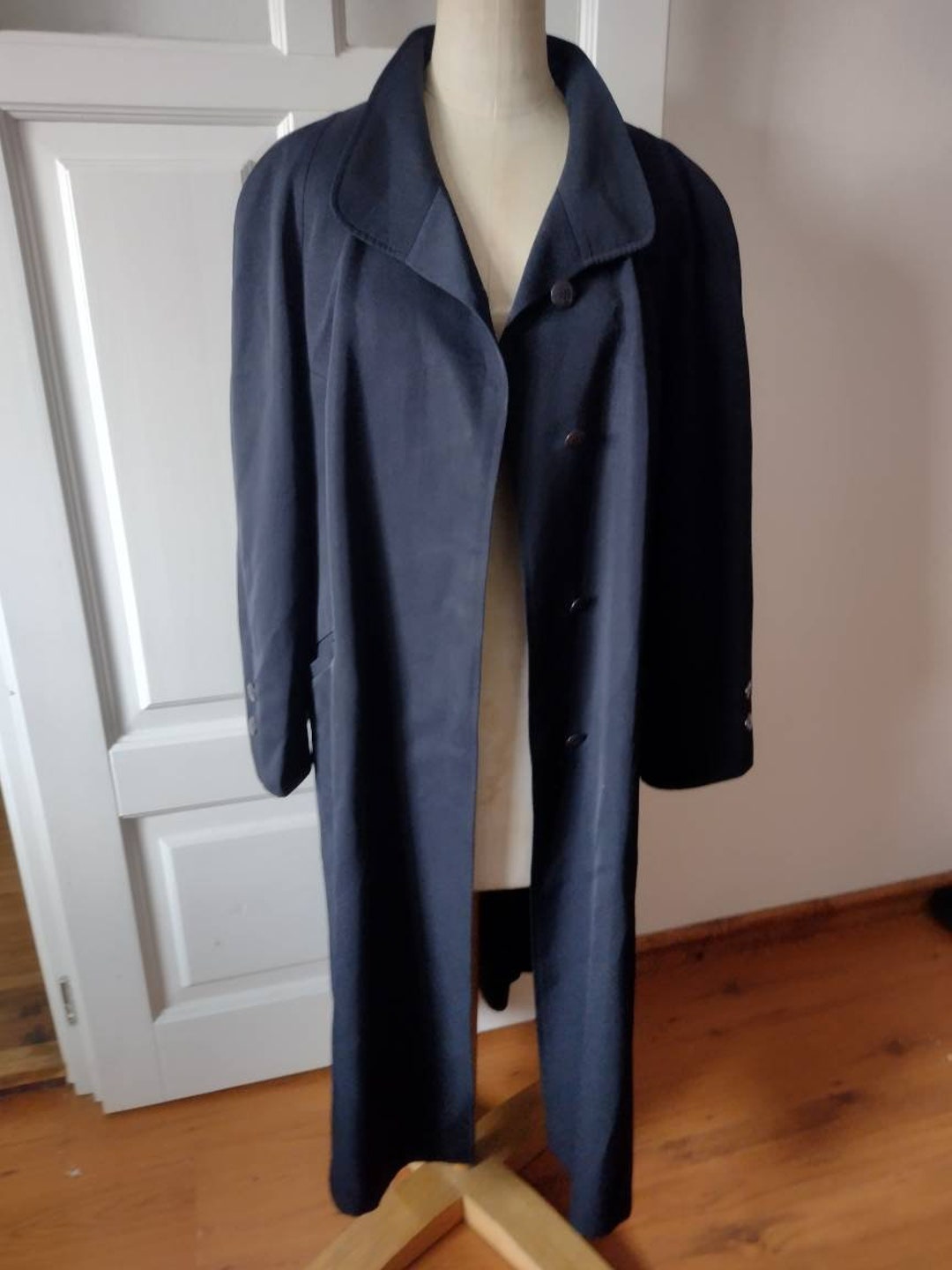 Ladies Hensel Und Mortensen Coat Navy Chest 60 Cm - Etsy