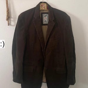 Mannen Blazer Jas Business Casual Klassieke Corduroy Party Stijlvolle Pak Herenkleding