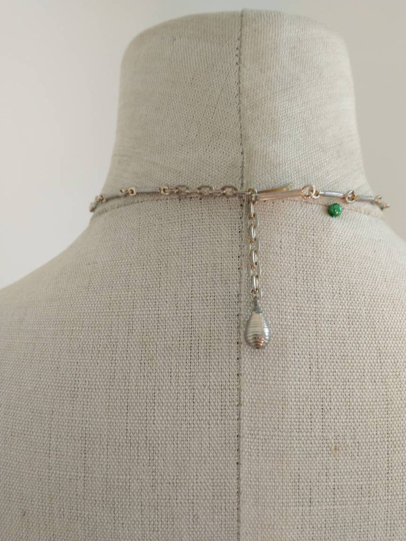 JEWELCRAFT vintage necklace 50s pastel rhinestones choker stunning 80n