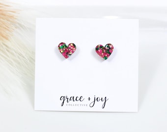 Girl's Starlet Shimmer Set of 5 Multi Color Pink Red White Blue Rhinestone Stenciled Heart Valentine Silver Rings Girl's Starlet Shimmer Set of 5 Multi Color Pink Red White Blue Rhinestone Stenciled Heart Valentine Silver Rings