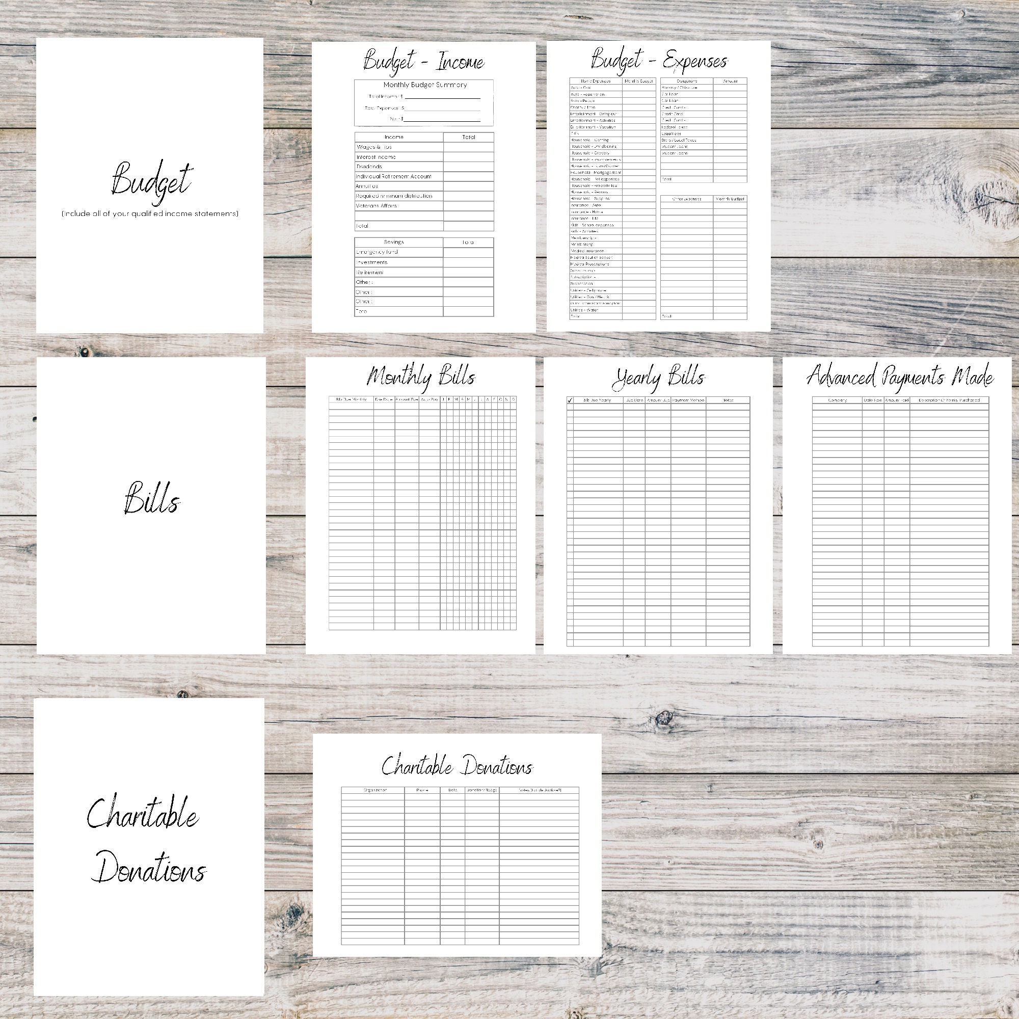 Family Binder Printable Important Documents Organizer 2022 Etsy