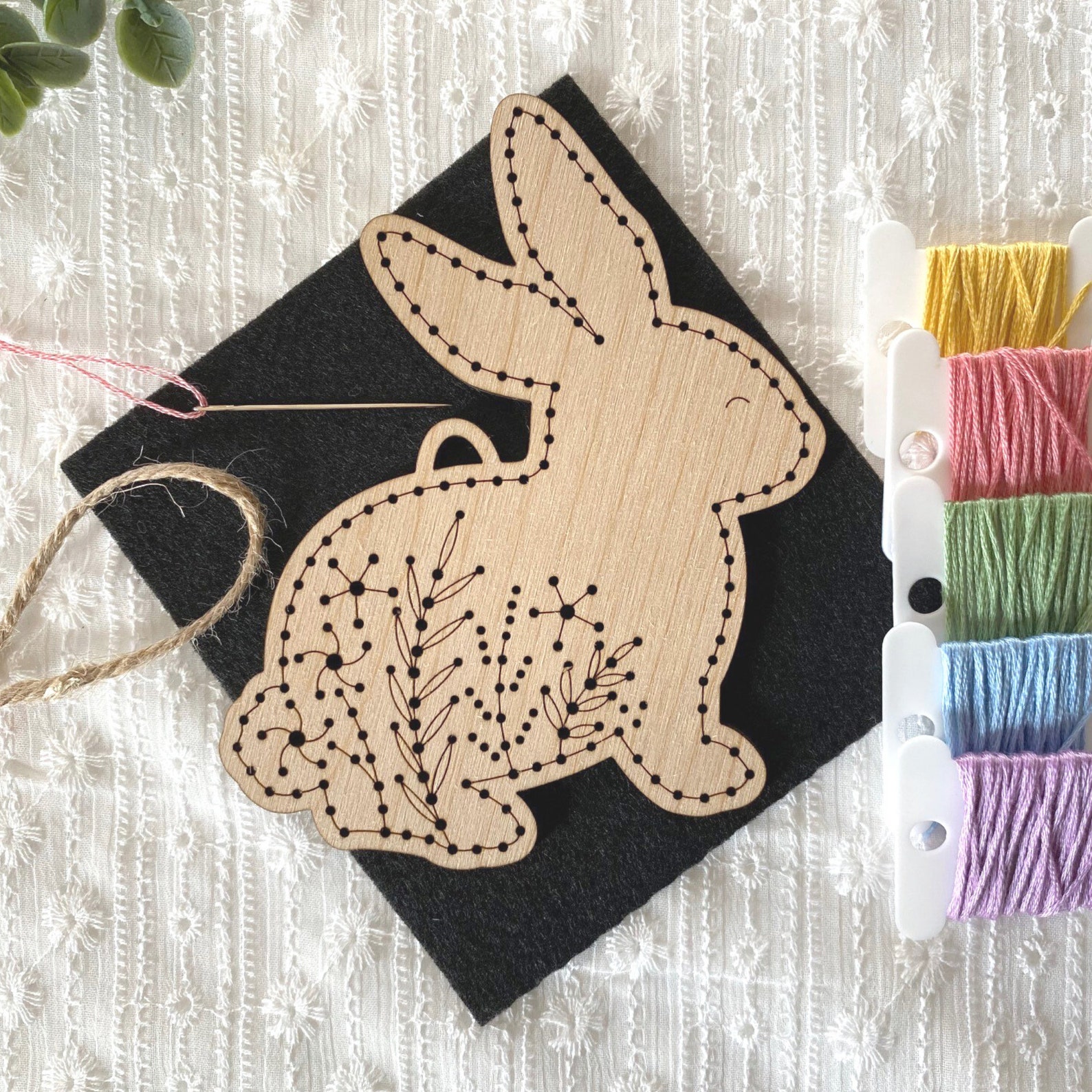 Easter Embroidery Kit for Beginners