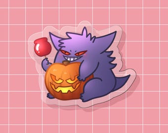 Pokemon Acrylic Pin - Halloween Gengar