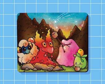 Pokemon Mousepad - Camping Friends