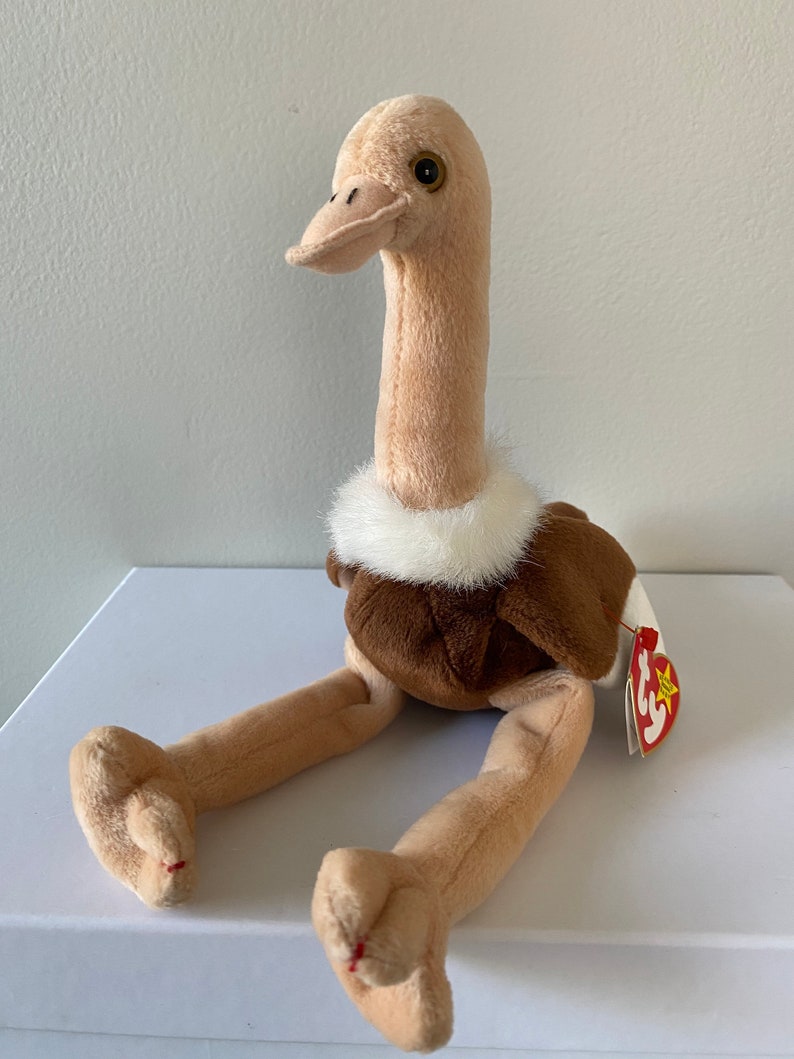 1997 Stretch the Ostrich Beanie Baby Etsy