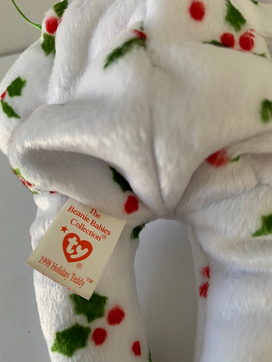 1998 Holiday Teddy Beanie Baby | Etsy