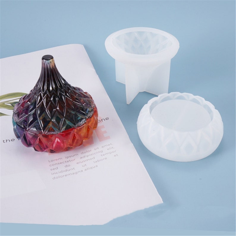 DIY Storage Box Mold Storage Tank Mold Silicone Mold Jewelry Box Resin Mold Resin Mold Box Epoxy Mold DIY Resin Mold