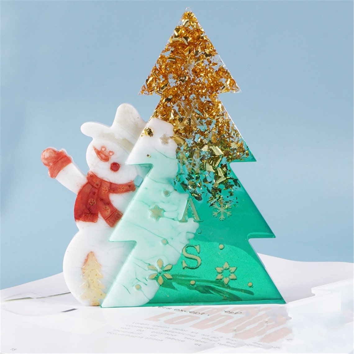 New Arrival Creative Christmas Tree Decoration Silicone Mold Etsy