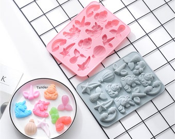 DIY Unique Design Shaped Silicone Mold for Candy Making, Pudding Jelly Mold, Handmade Resin Mold, Chocolate Mold