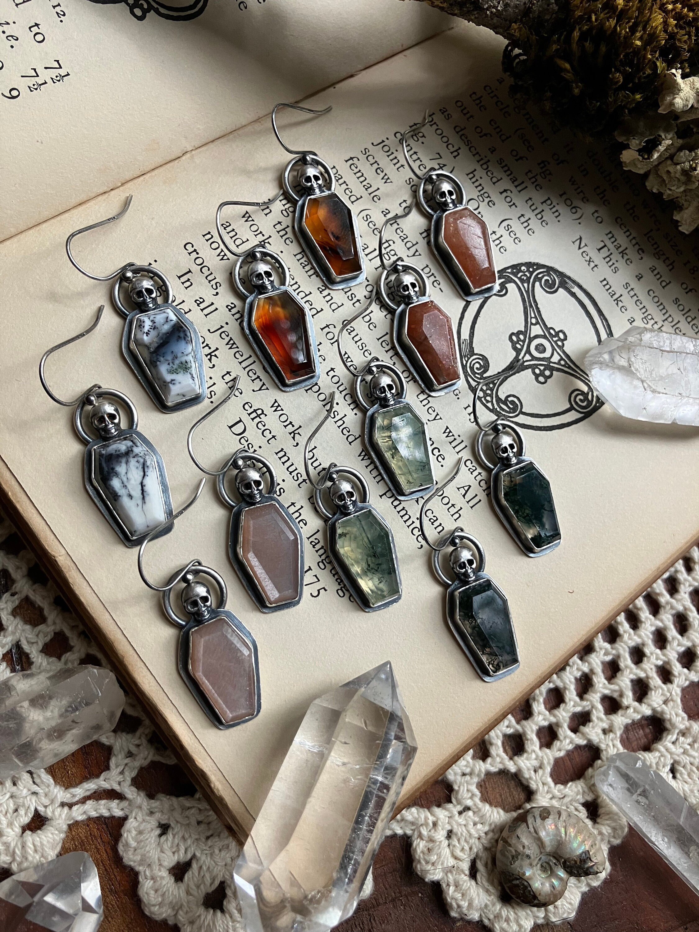 FlyingSkullSilver - Etsy