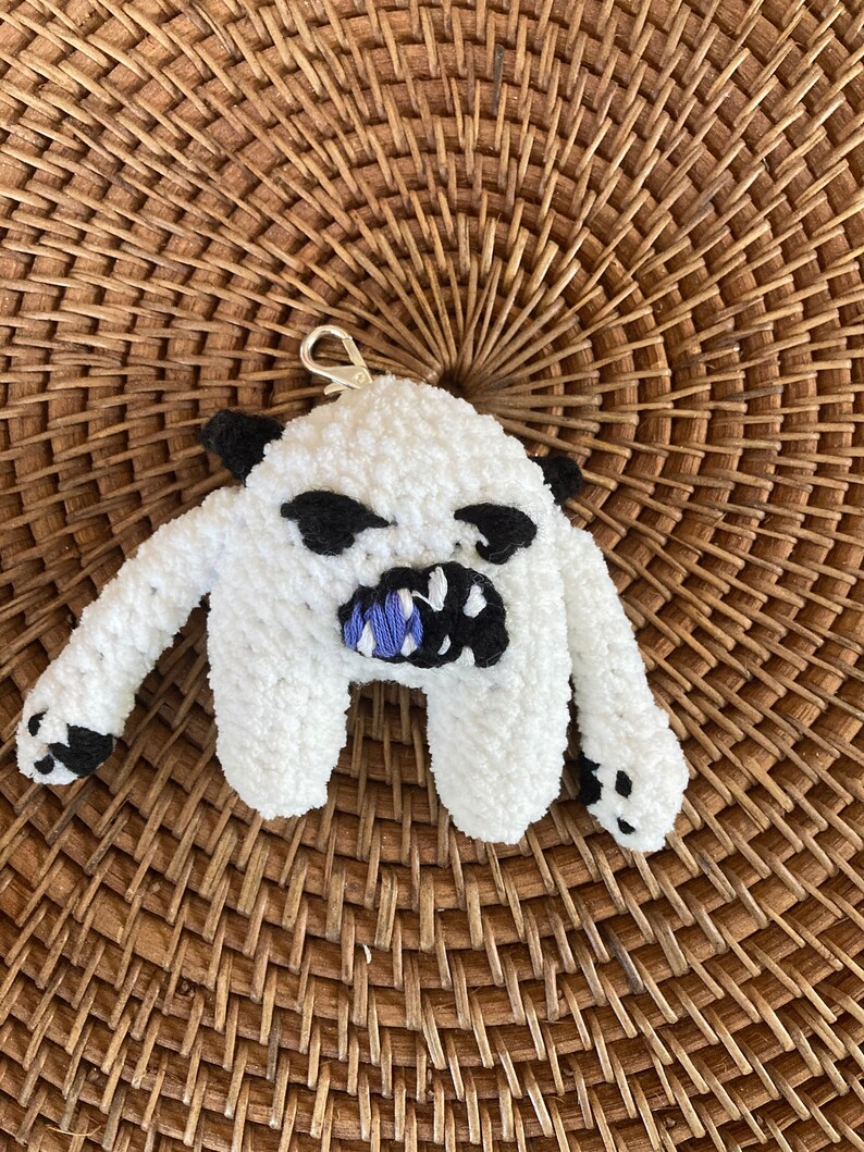 Sk8 the Infinity Keychain Crochet Yeti Handmade Amigurumi Etsy UK